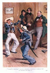 Da ist ein Bild, sagte Mr. Crummles und deutete Nicholas an, nicht weiterzugehen und es zu verderben
