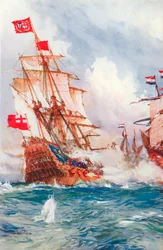 Als Blake die Meere fegte: Eine Schlacht zwischen Admiral Blake und Van Tromp