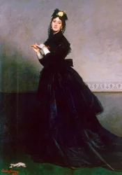 Die Frau mit dem Handschuh, 1869