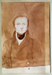 Porträt von Prosper Merimee (1803-1870), französischer Schriftsteller