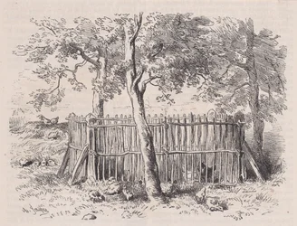 Parc à élèves, aus Magasin Pittoresque, ca. 1852