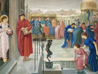 Der heilige Theophilus und der Engel
