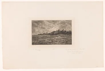 Landschaft mit weidendem Vieh und Kaninchen