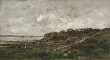 Ebbe bei Villerville, Frankreich