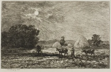 Mondschein in Valmondois
