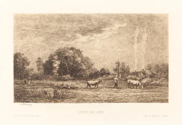 Aufgehender Mond (Lever de lune)