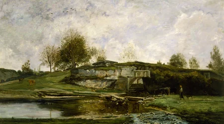 Schleuse im Optevoz-Tal