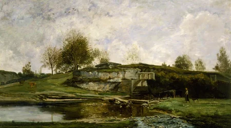 Schleuse im Optevoz-Tal