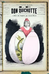Cover von „Der Don Quixote“, Nummer 929, Satirisch in Farben