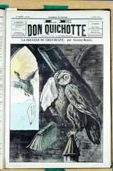 Cover von „Don Quixote“, Nummer 94, Satirisch in Farben