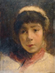 Mädchen mit weißer Mütze