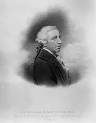 Sir William Hamilton, graviert von William Thomas Fry, 1817
