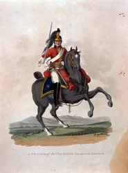 Ein Soldat der 1st oder King