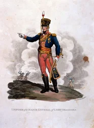 Uniform eines Generalmajors der leichten Dragoner, aus 