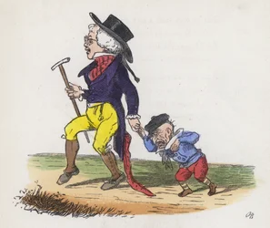 Der Traum eines kleinen Jungen, dass er und sein Großvater die Plätze tauschen