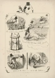 Seite aus Sprüche mit Bildern von Charles H Bennett