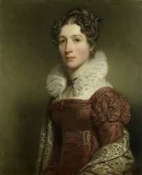 Jacoba Vetter (1796-1830), Ehefrau von Pieter Meijer Warnars, Amsterdamer Buchhändler