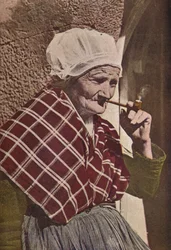 Eine alte Bretonin, ca. 1913