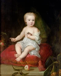 Porträt von Holles St. John (1710-38), jüngster Sohn von Henry, 1. Viscount St. John, als Kind, ca. 1711