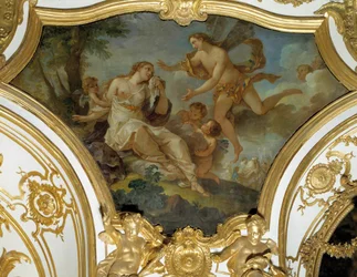 Psyche wird von Zephir aufgenommen
