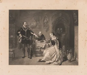 Unterzeichnung des Todesurteils von Lady Jane Grey