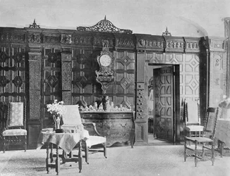 Das Nordende des Salons