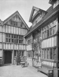 Der Fachwerk-Innenhof