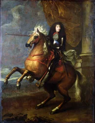 Reiterporträt von Ludwig XIV. (1638-1715) ca. 1668