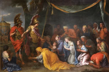 Die persischen Königinnen zu Füßen Alexanders, auch Das Zelt des Darius genannt
