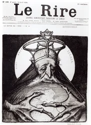 Karikatur der Familie Rothschild aus „Le Rire“, 16. April 1898