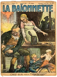 Cover von „La Baionnette“, Satirisch in Farben