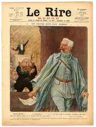 Cover von Das rote Lachen, Satire in Farben