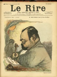 Illustration von Charles Leandre (1862-1934) für das Cover von Le Rire