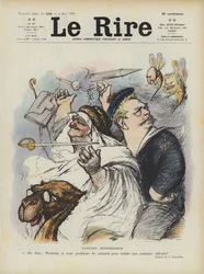 Ministerielle Fantasie. Illustration für Le Rire