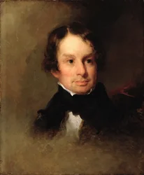 Porträt von Henry Wadsworth Longfellow (1807-82)