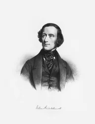 Porträt des Komponisten William Sterndale Bennett 1816-1875