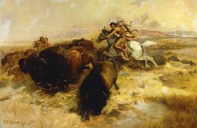 Büffeljagd, 1897