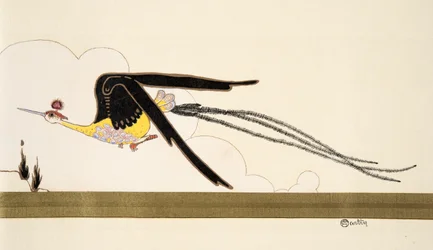 Paradiesvogel, aus La Mode en mil neuf cent douze, veröffentlicht 1912