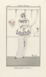 Déshabillé du matin, aus Costumes Parisiens, veröffentlicht 1913