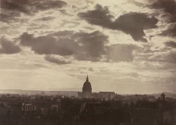 Ohne Titel Wolkenstudie mit Les Invalides, 1860