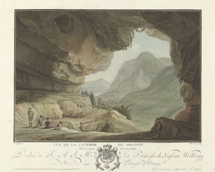 Ansicht einer Landschaft aus der Drachenhöhle