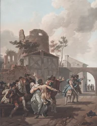 Die Schlägerei La Rixe, ca. 1792