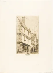 Ein altes Haus in Bourges