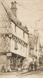 Ein altes Haus oder Das Haus des Musikers, Bourges, 1860