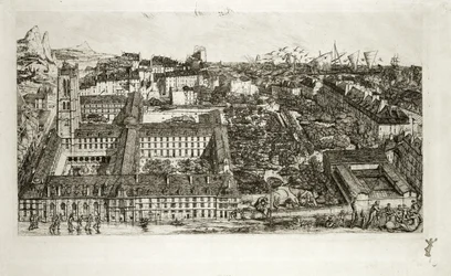 College Henri IV und das Lycee Napoleon, 1864