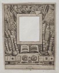 Entwurf für einen Rahmen für das Porträt von Armand Guéraud