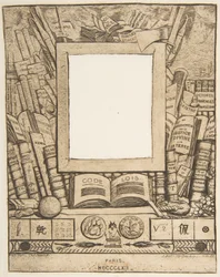 Entwurf für einen Rahmen für das Porträt von Armand Guéraud, 1862