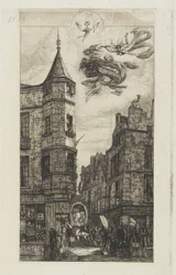 Haus mit einem Turm, Nr. 22, 1861