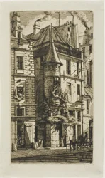 Haus mit einem Turm, rue de la Tixeranderie