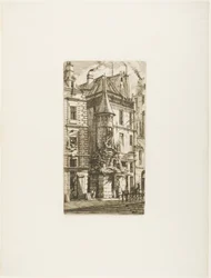 Haus mit einem Turm, rue de la Tixéranderie
